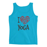 I Heart Yoga Ladies'  Tank