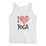 I Heart Yoga Ladies'  Tank