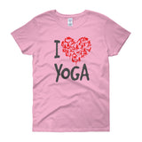 I Heart Yoga Ladies' T Shirt