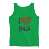 I Heart Yoga Ladies'  Tank