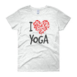 I Heart Yoga Ladies' T Shirt