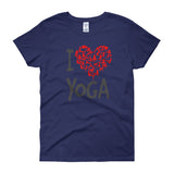 I Heart Yoga Ladies' T Shirt